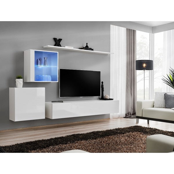 SWITCH XV hanging wall unit, blanc brillant — vue 2