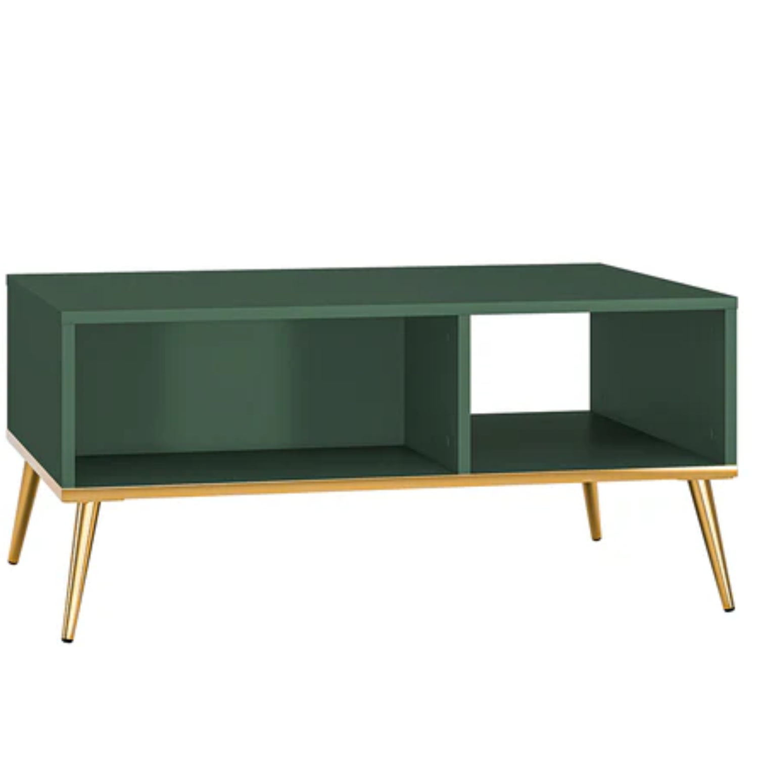 Table Basse Labrador avec Bordure ABS et Pieds Métalliques  - Élégance Moderne et Résistance