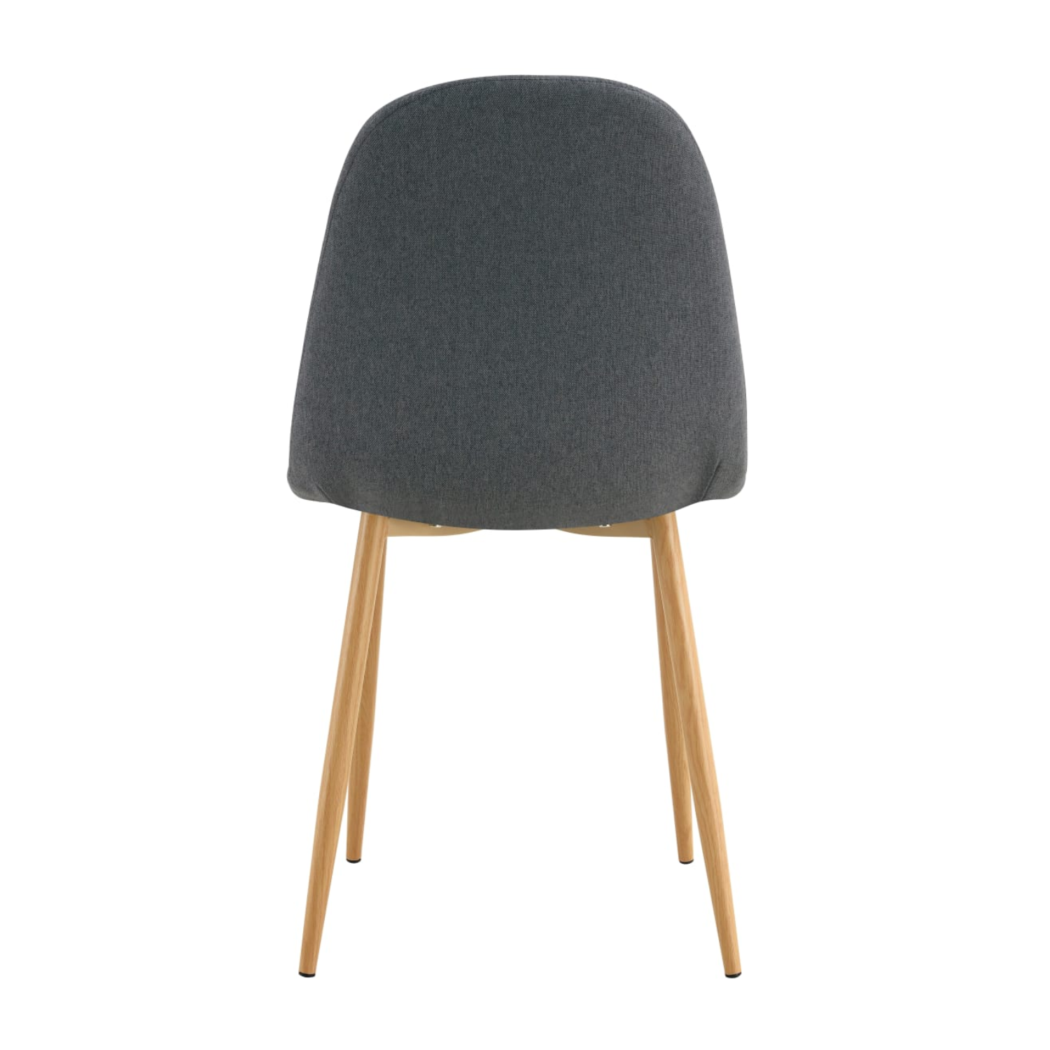 Chaise scandinave avec piètement bois et assise en tissu