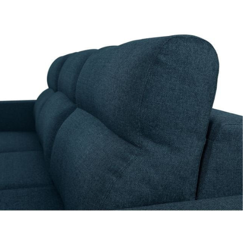 Canapé d'angle réversible convertible en tissu