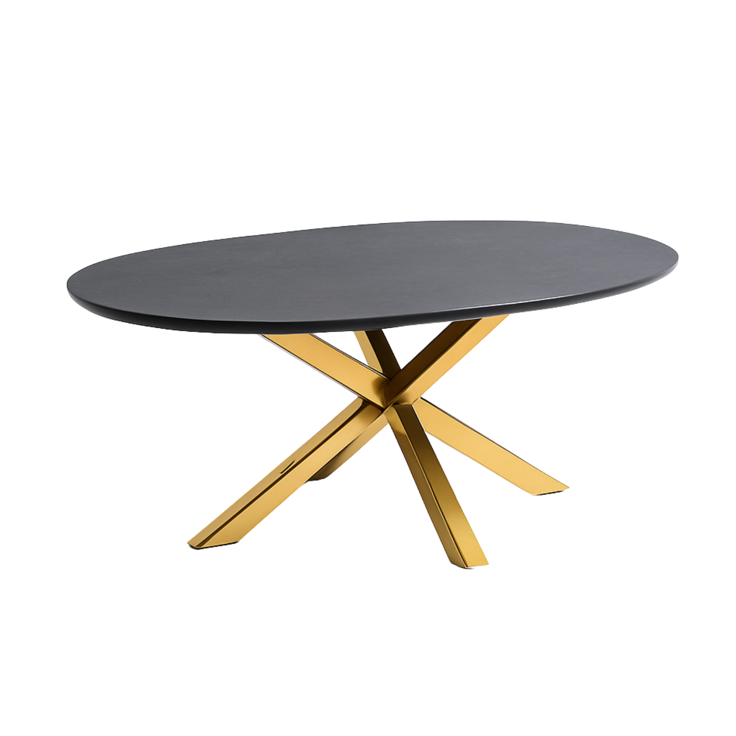 Table Basse – Élégance Moderne avec Plateau Céramique et Pieds en Acier Inoxydable