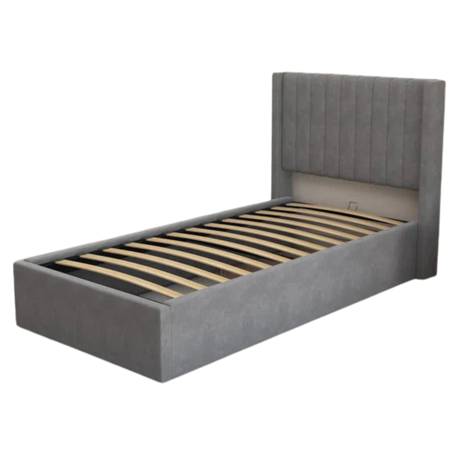 Lit Double Coffre AMÉLIA en Velours – Élégance, Confort et Rangement