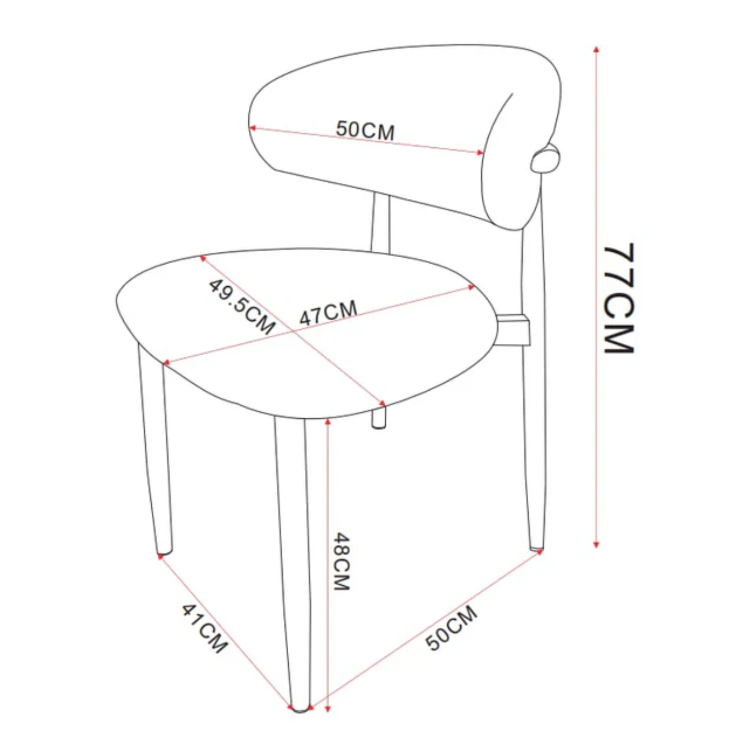Lot de 2 chaises en velours beige – Pieds effet bois grain beige, noyer grain moka ou noyer grain beige