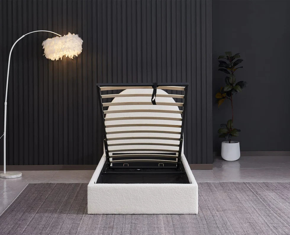 Lit Coffre Double Allegra – Élégance & Rangement Discret - Decora Home