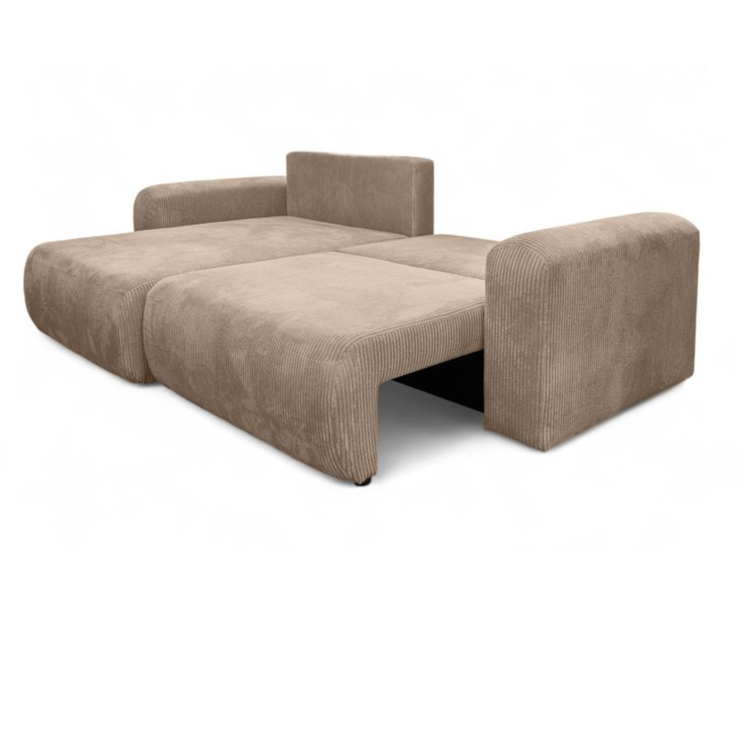 Canapé d’Angle Réversible – 4 Places – Convertible avec Coffre – Tissu Bouclette ou Velours Côtelé