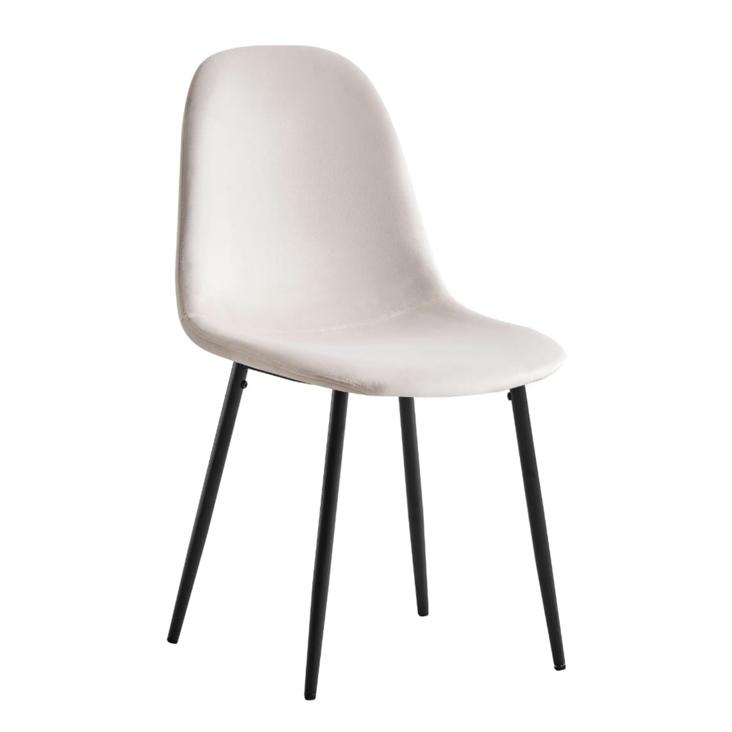 Chaises Scandinaves en Velours  – Couleurs Tendance & Pieds Métal