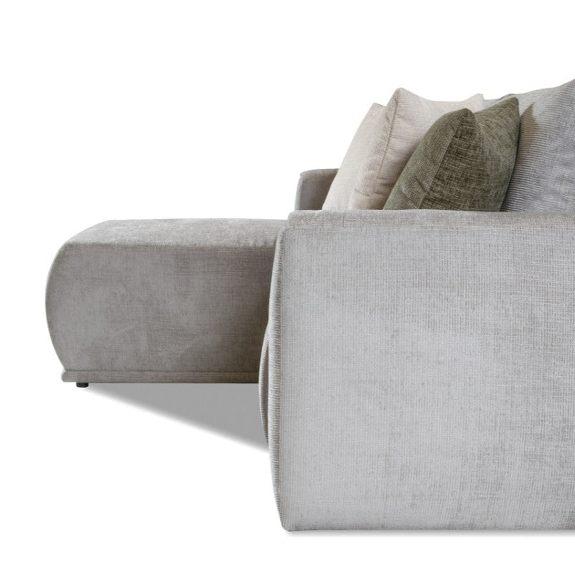 Canapé d’angle convertible – Design moderne avec coffre de rangement et couchage - Decora Home
