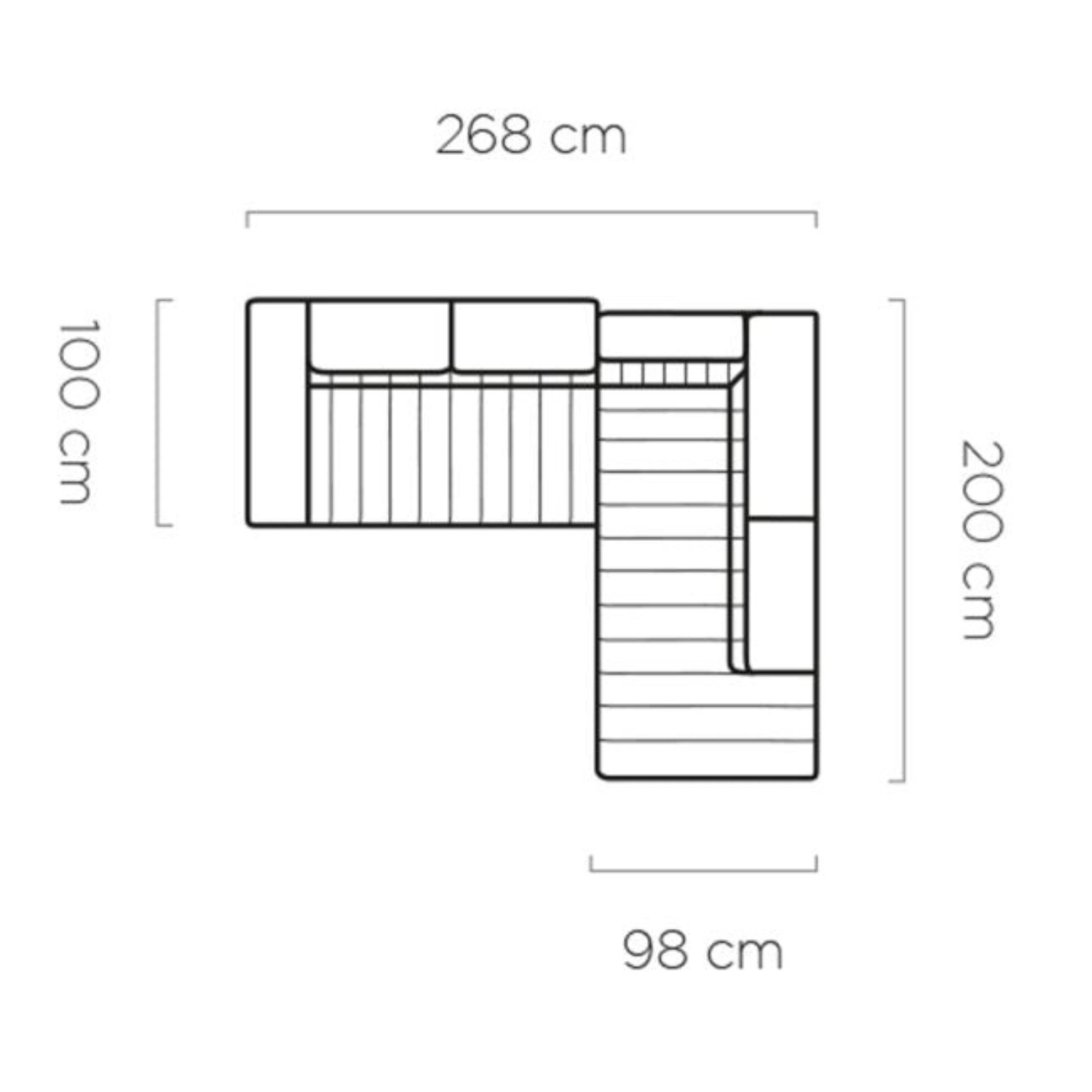 Canapé d’angle – Design moderne, appuis-tête réglables, lit d’appoint & coffre de rangement