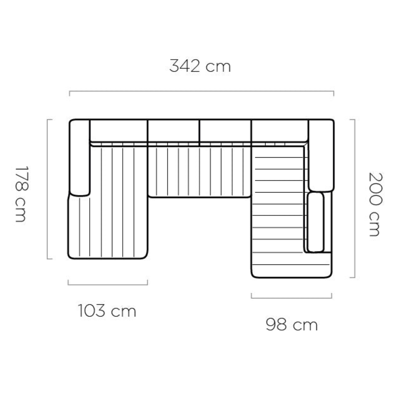 Canapé d’angle – Design moderne, appuis-tête réglables, lit d’appoint & coffre de rangement