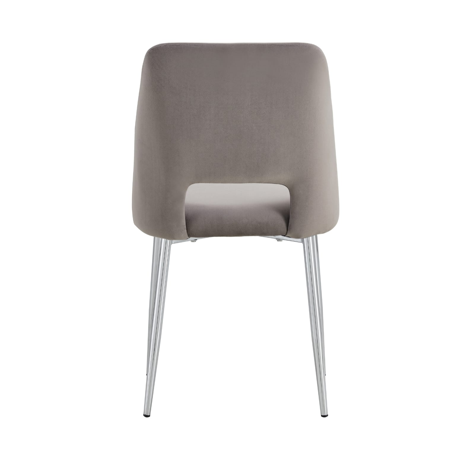 Chaise en Tissu Doudou, Velours ou Sergé – Pieds Métal Noir ou Chrome