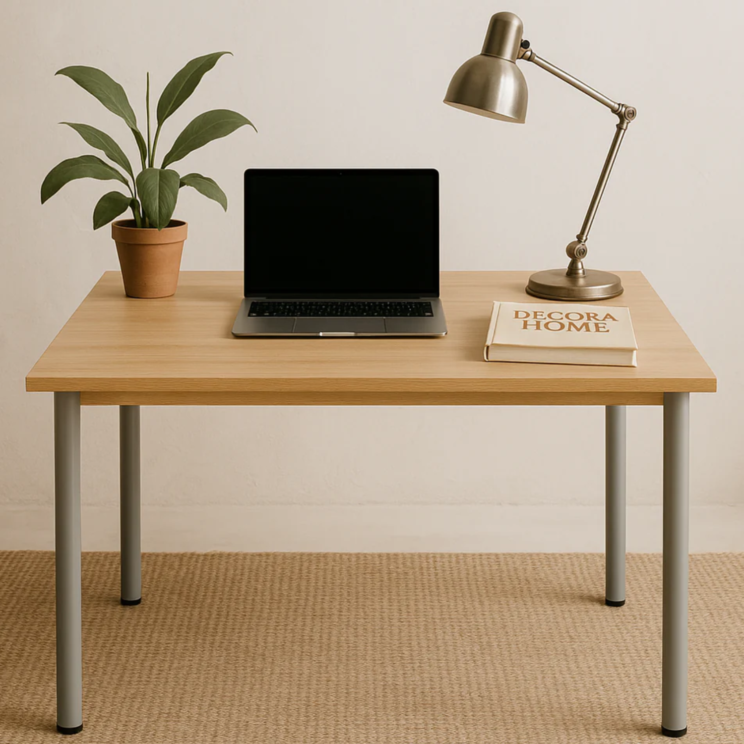 Bureau Lumière de Sonoma - Design Contemporain et Résistant aux Rayures