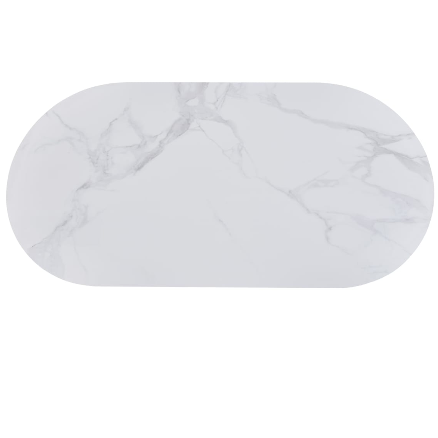 Table à Manger – Plateau Céramique Effet Marbre Blanc, Pieds Beige, Design Moderne et Élégant
