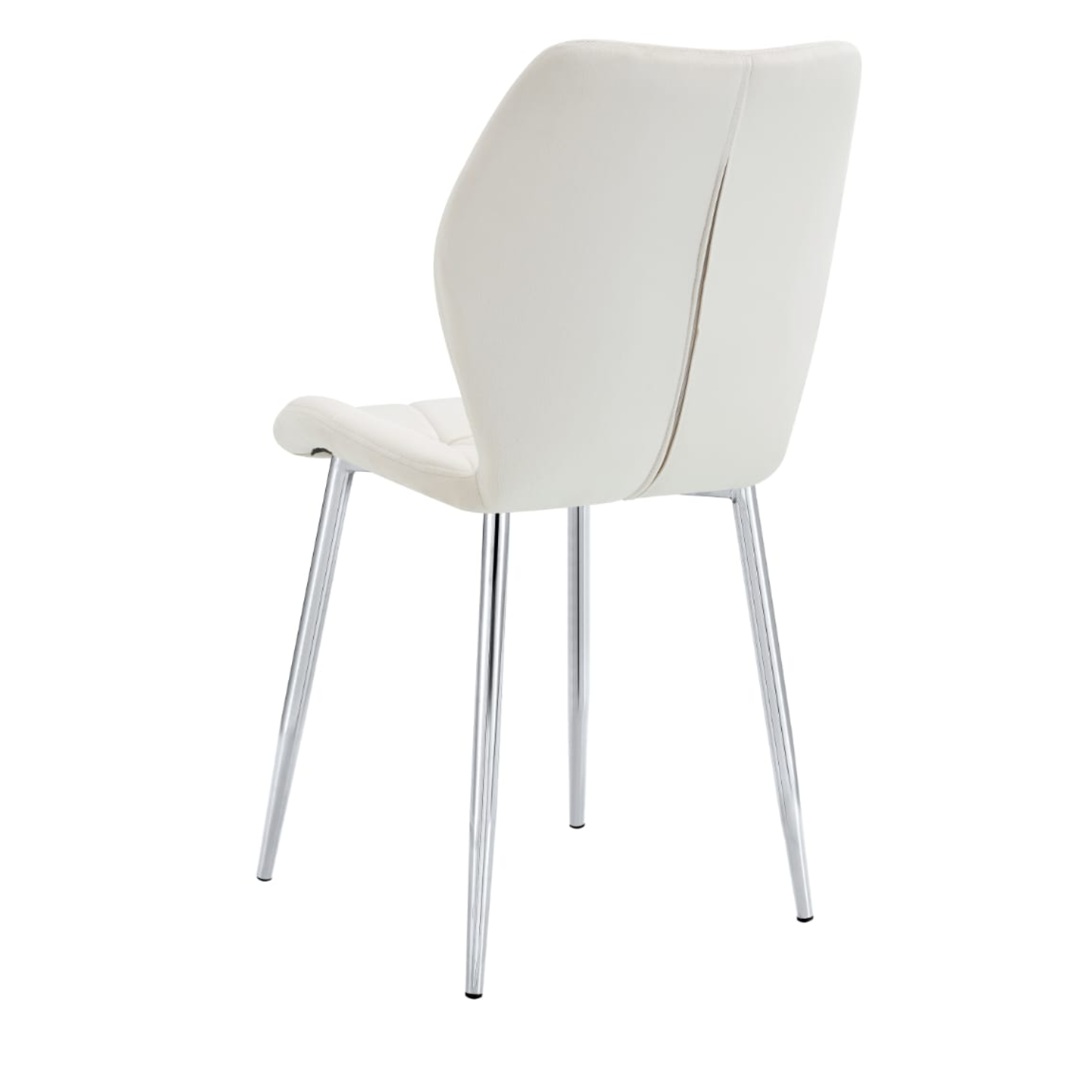 Chaise en Velours avec Pieds Métal Noir