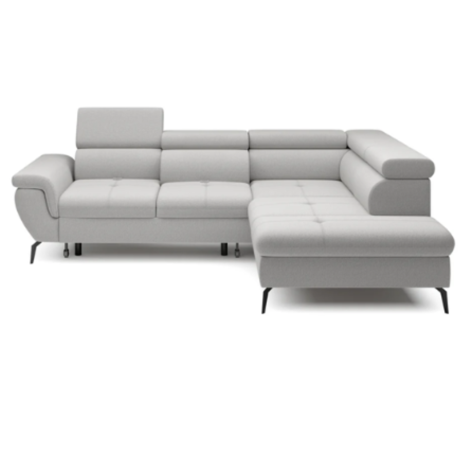 Canapé d’angle L – Design contemporain, convertible avec coffre de rangement et confort personnalisé