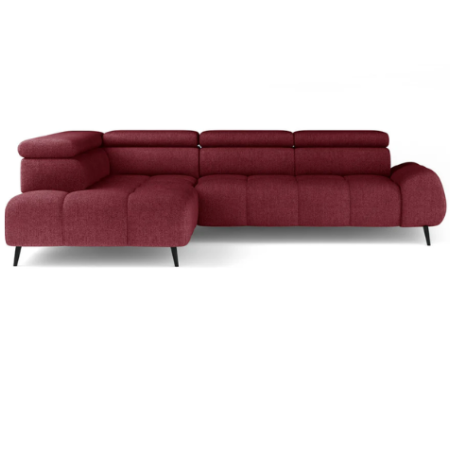 Canapé d'angle moderne avec réglage électrique de la profondeur d'assise Le canapé d'angle