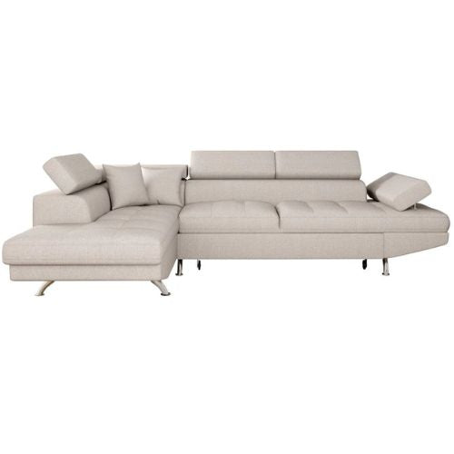 Canapé d'angle convertible panoramique 5 places avec coffre – Confort, design et praticité au quotidien