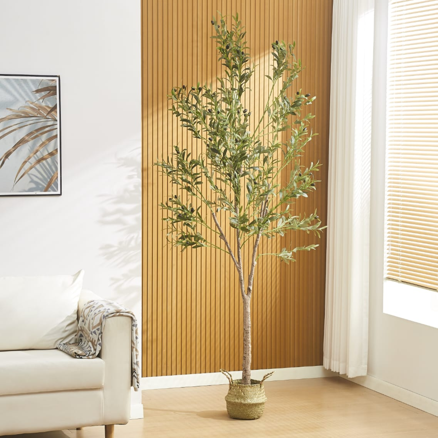 PLANTE ARTIFICIELLE OLIVIER POT INCLUS 210CM