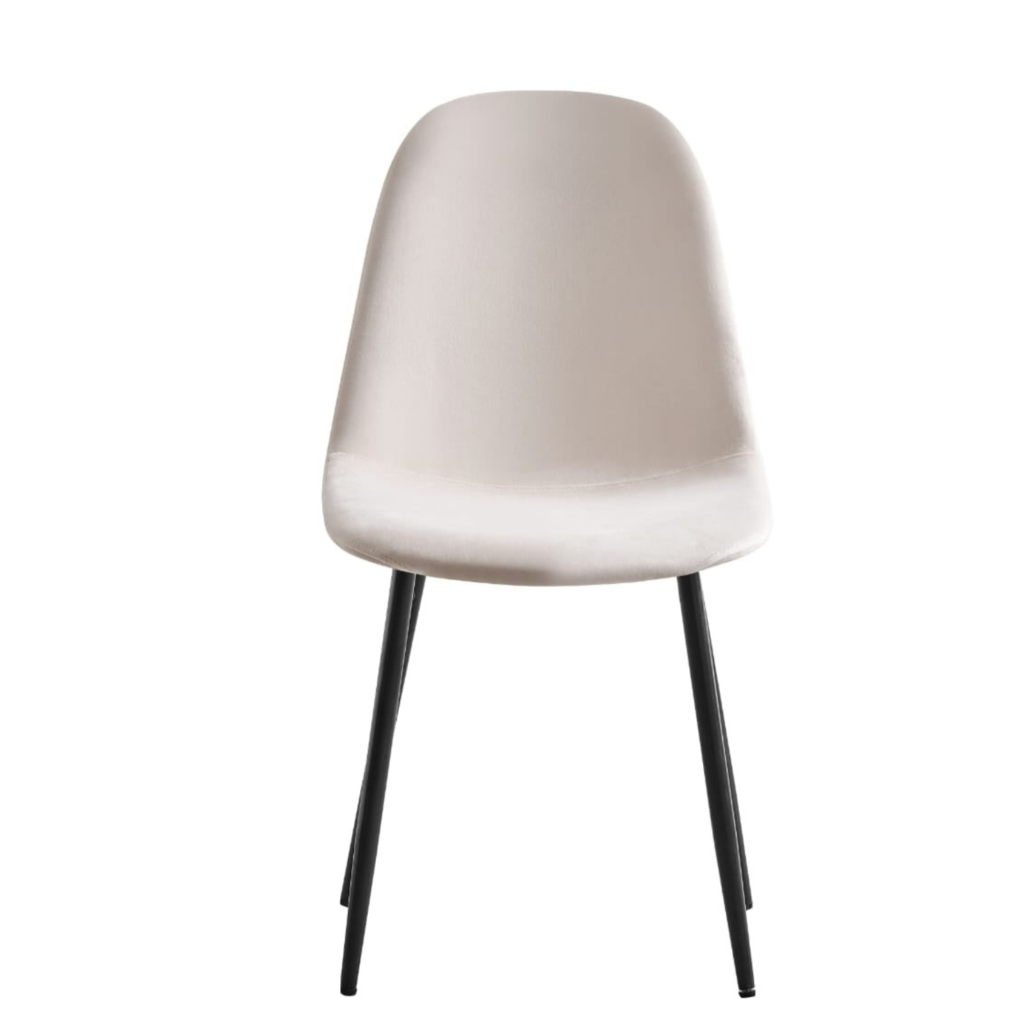 Chaises Scandinaves en Velours  – Couleurs Tendance & Pieds Métal