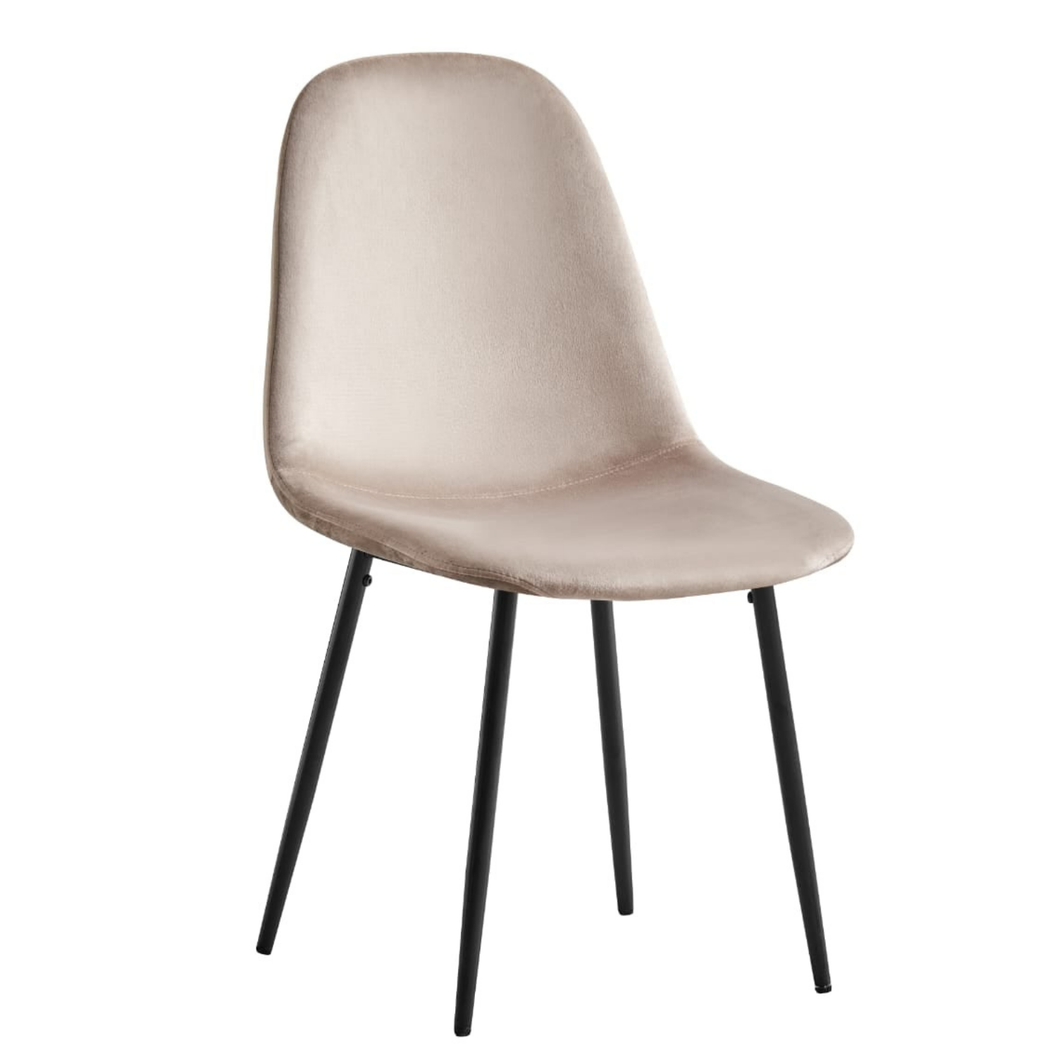 Chaises Scandinaves en Velours  – Couleurs Tendance & Pieds Métal