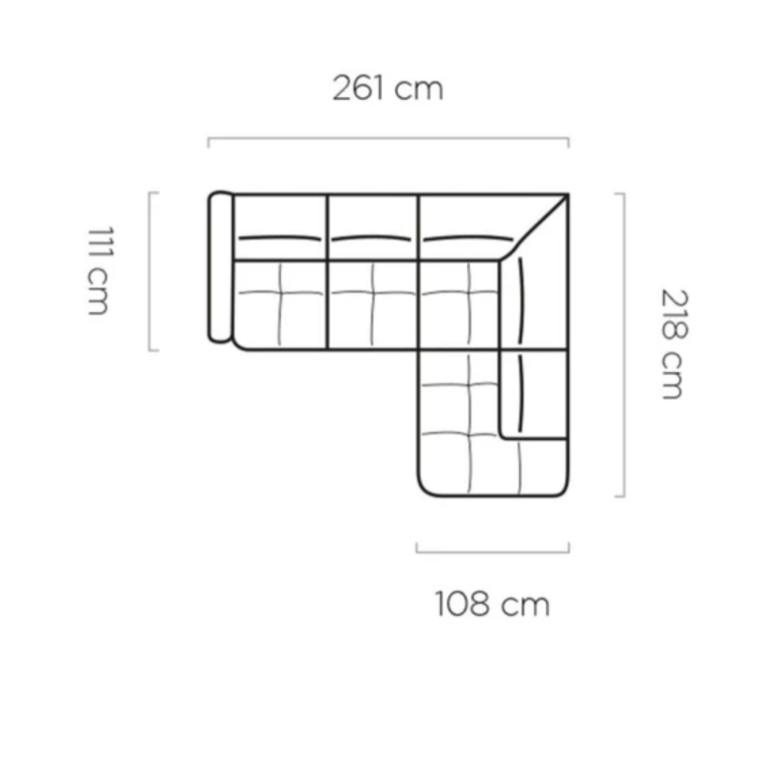 Canapé d'Angle Convertible - Design Moderne, Confort Optimal, Disponible en 3 Tailles | Canapé Réversible avec Coffre de Rangement