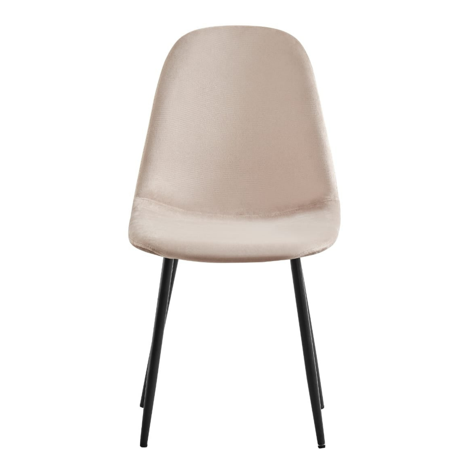 Chaises Scandinaves en Velours  – Couleurs Tendance & Pieds Métal