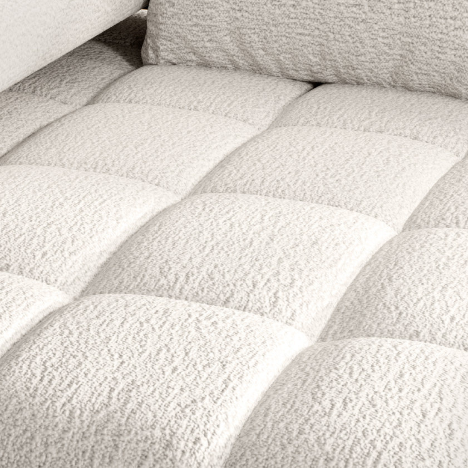 Canapé d’angle moderne avec réglage électrique de la profondeur d’assise