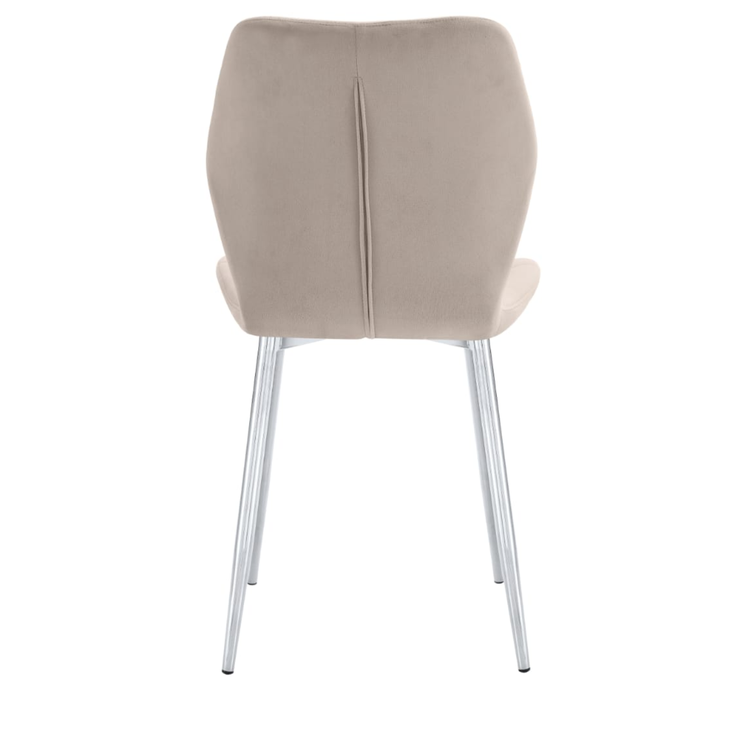 Chaise en Velours avec Pieds Métal Noir