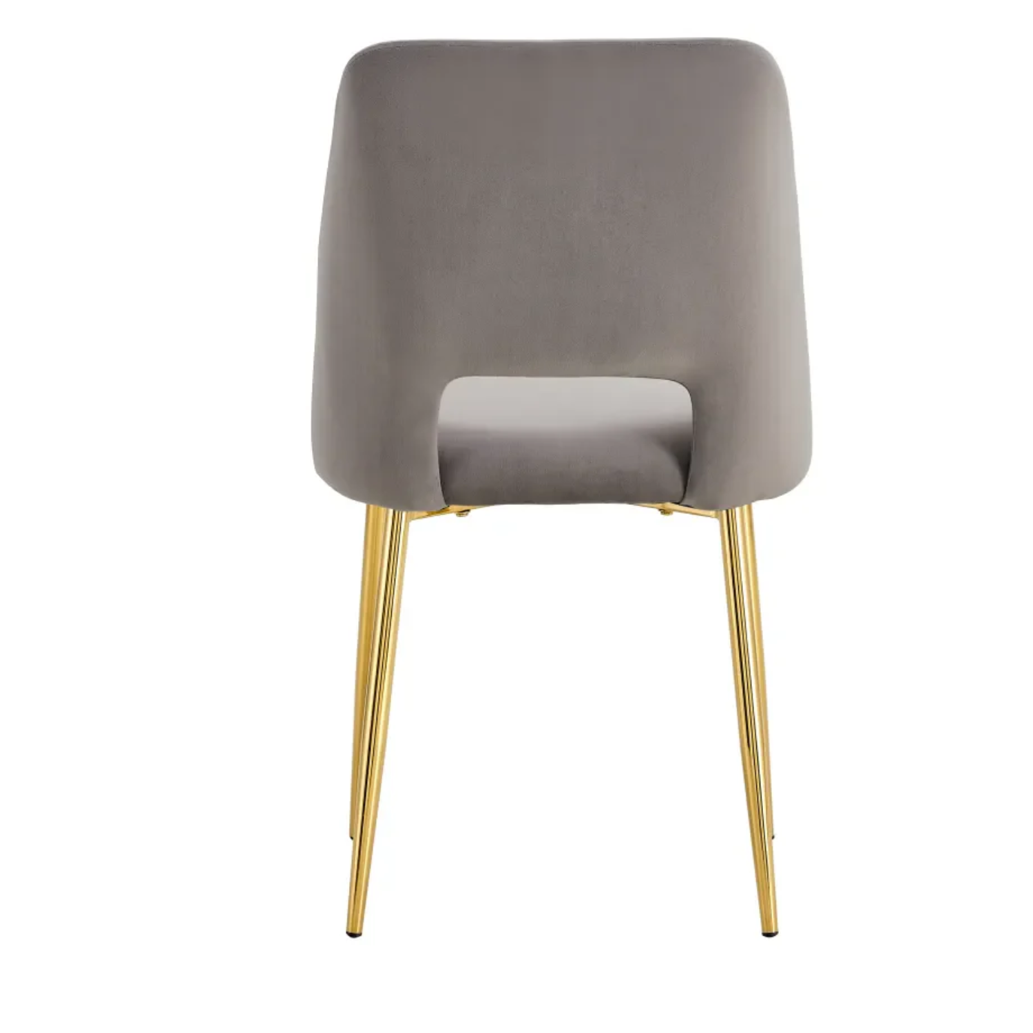 Chaise en Tissu Doudou, Velours ou Sergé – Pieds Métal Noir ou Chrome