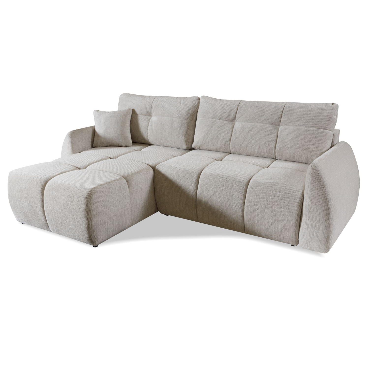 Canapé d’angle convertible – 255 cm – Couchage & Rangement – Moderne et modulable