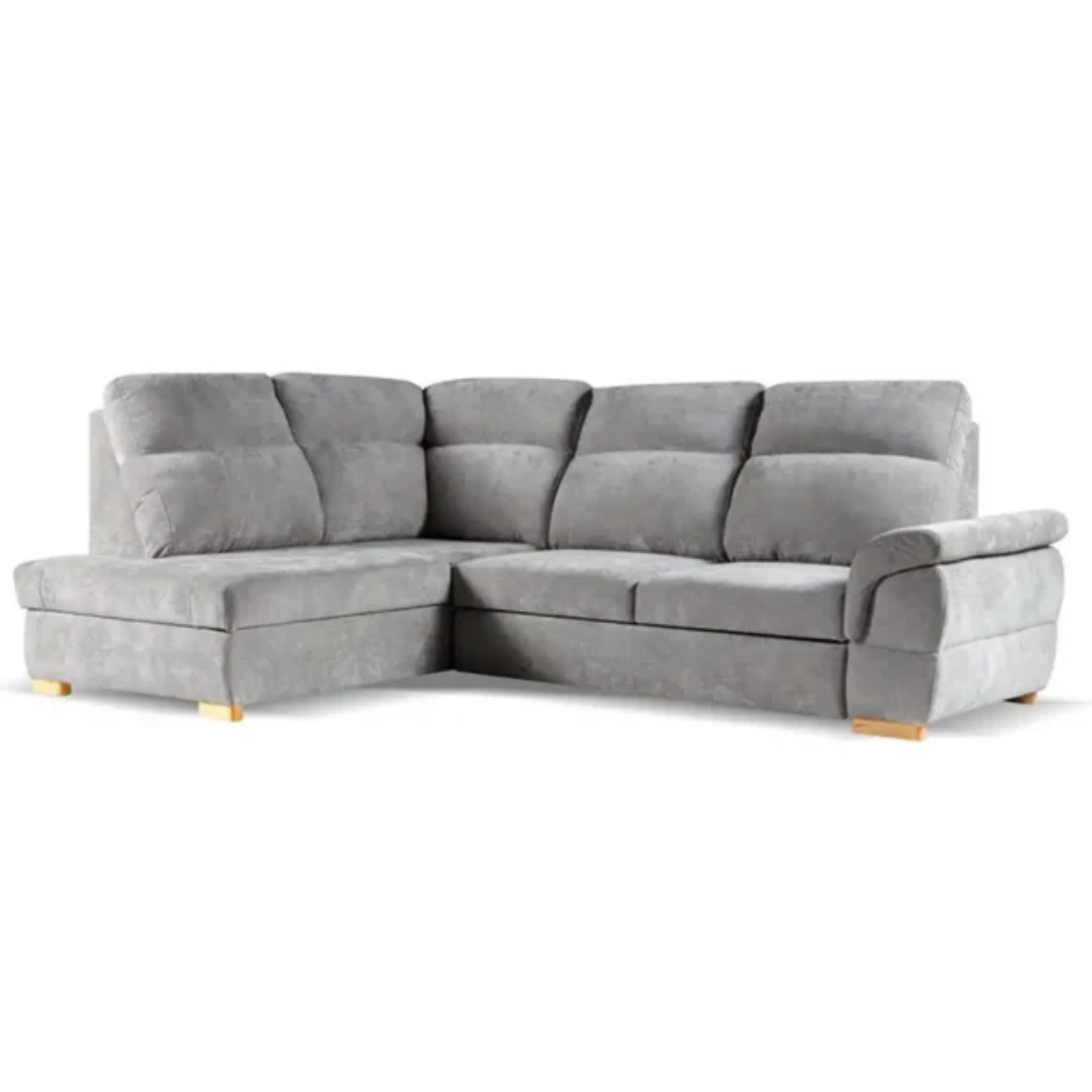 Canapé d’angle convertible avec coffre – 272x201 cm – Couchage 200x140 cm