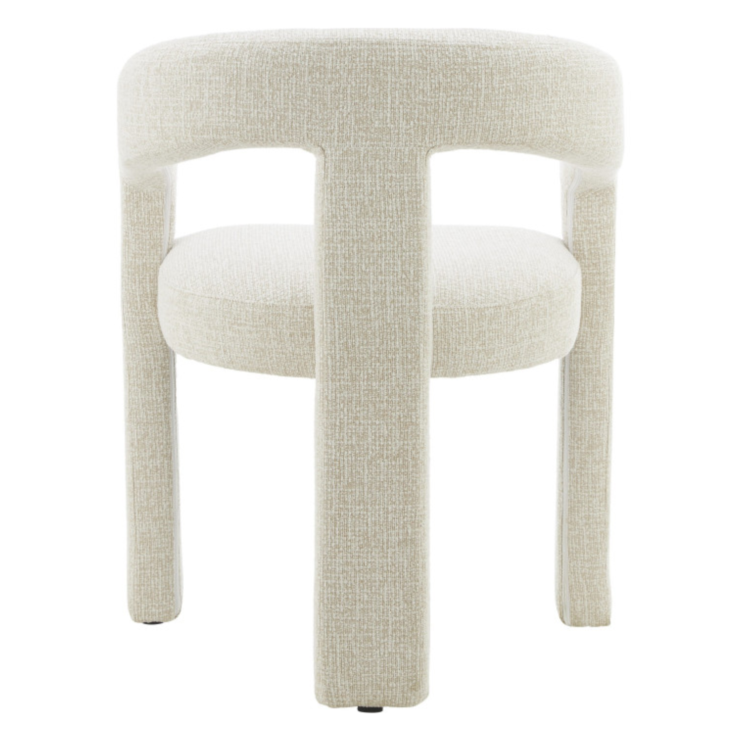 Chaise design – Assise et dossier en tissu, piétement acier (Vert kaki ou Gris clair)