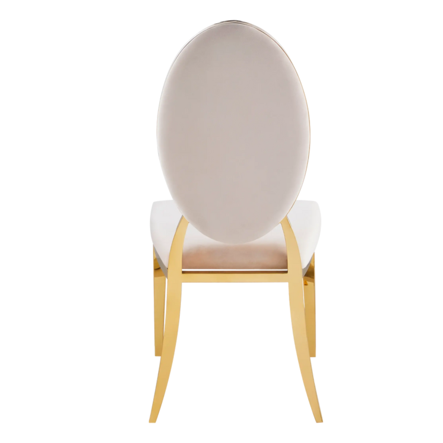 Ensemble salle à manger – Table marbre blanc pieds dorés & 4 chaises velours taupe