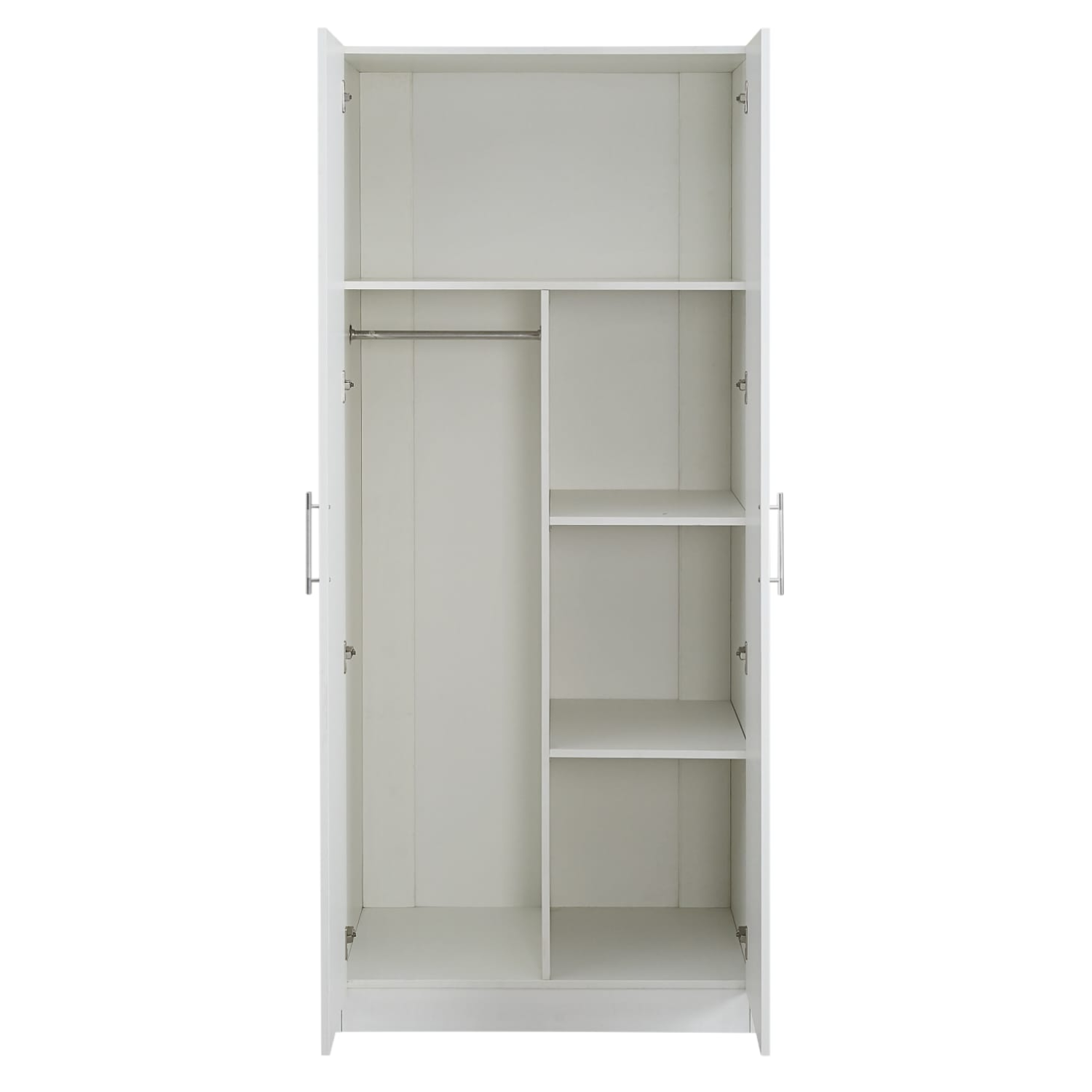 Armoire en Bois Blanc – Deux Portes – 188×81×58,5 cm