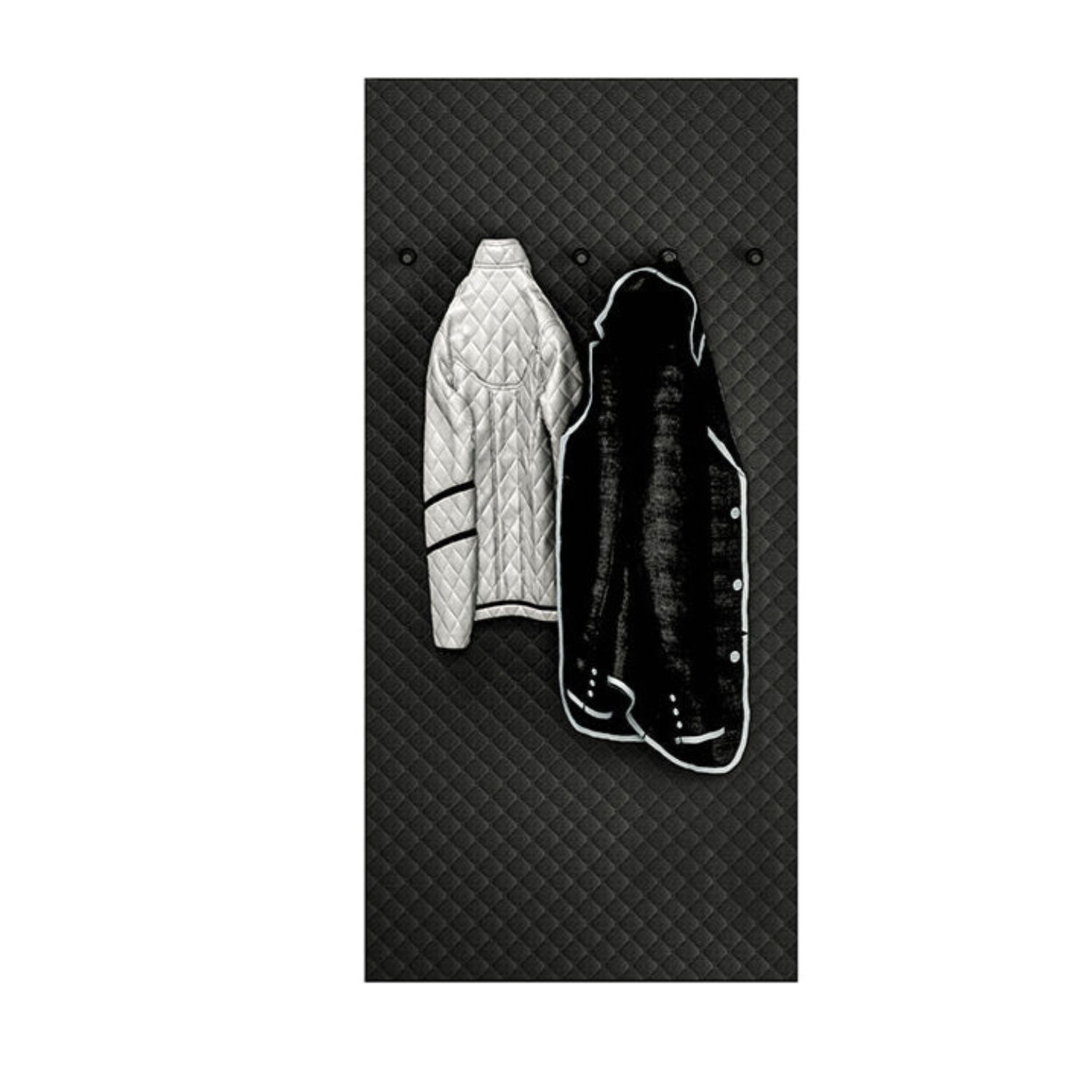 Cintre Rembourré Noir - Élégance et Praticité pour Votre Rangement