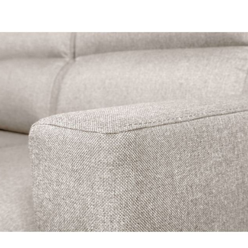 Canapé d'angle réversible convertible en tissu