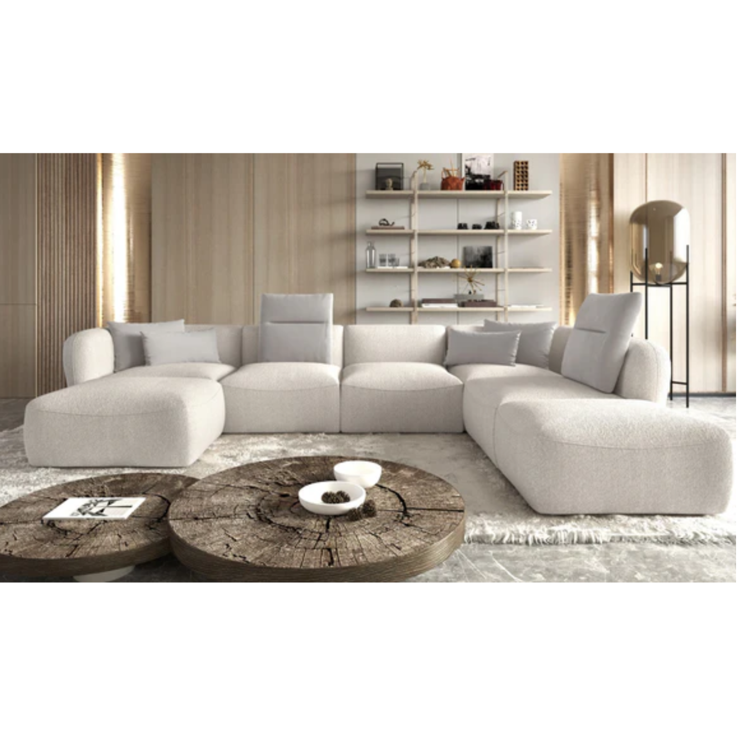 Canapé d’angle – Design moderne et grand confort en taille XL ou XXL