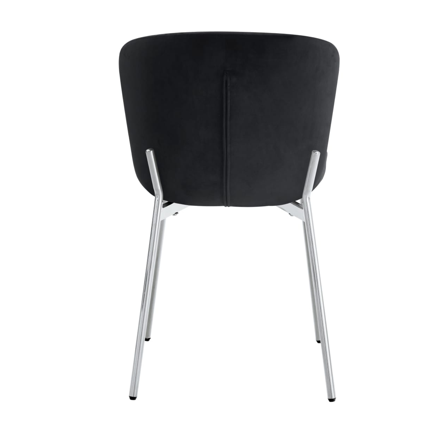 Chaise en Assise velours avec structure métallique dorée, style moderne