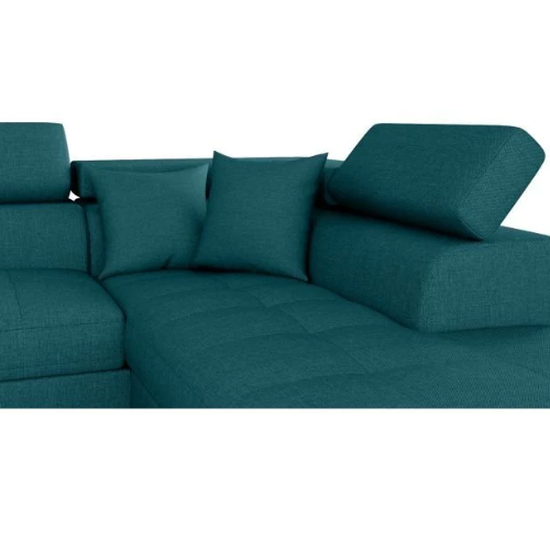 Canapé d'angle convertible panoramique 5 places avec coffre – Confort, design et praticité au quotidien