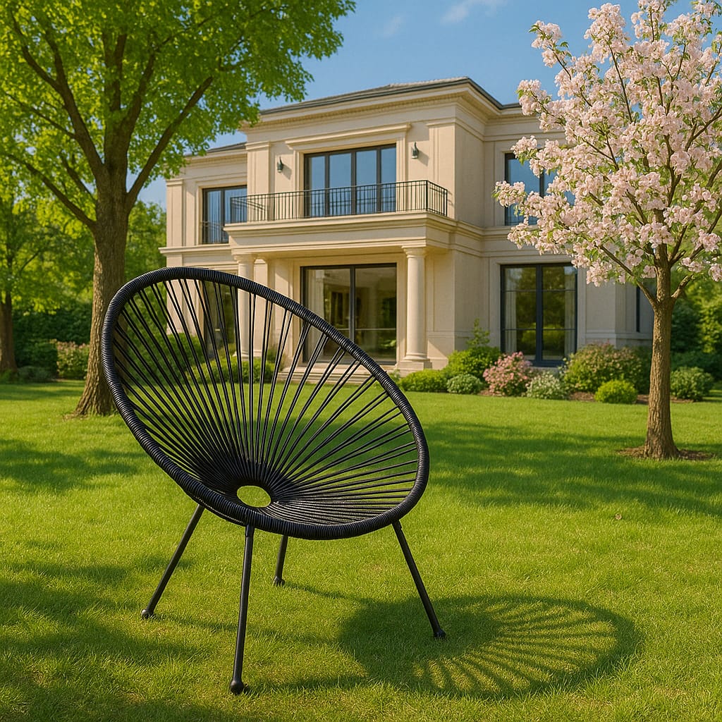Fauteuil – Design Moderne et Confort Haut de Gamme en Résine et Acier (Turquoise, Noir, Blanc) - Decora Home
