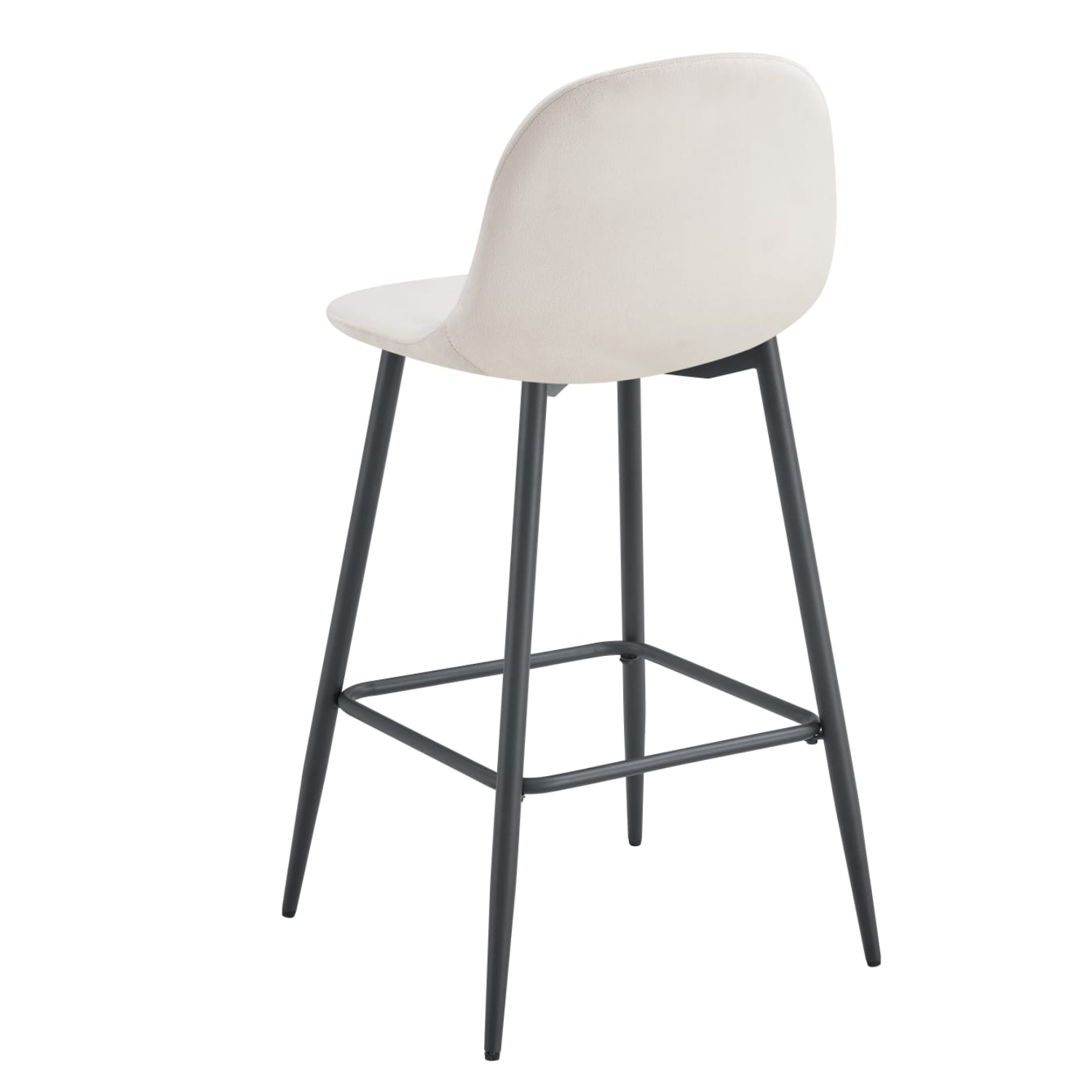 Tabouret de bar élégant en velours et métal doré – Chic, Confort et Style Scandinave