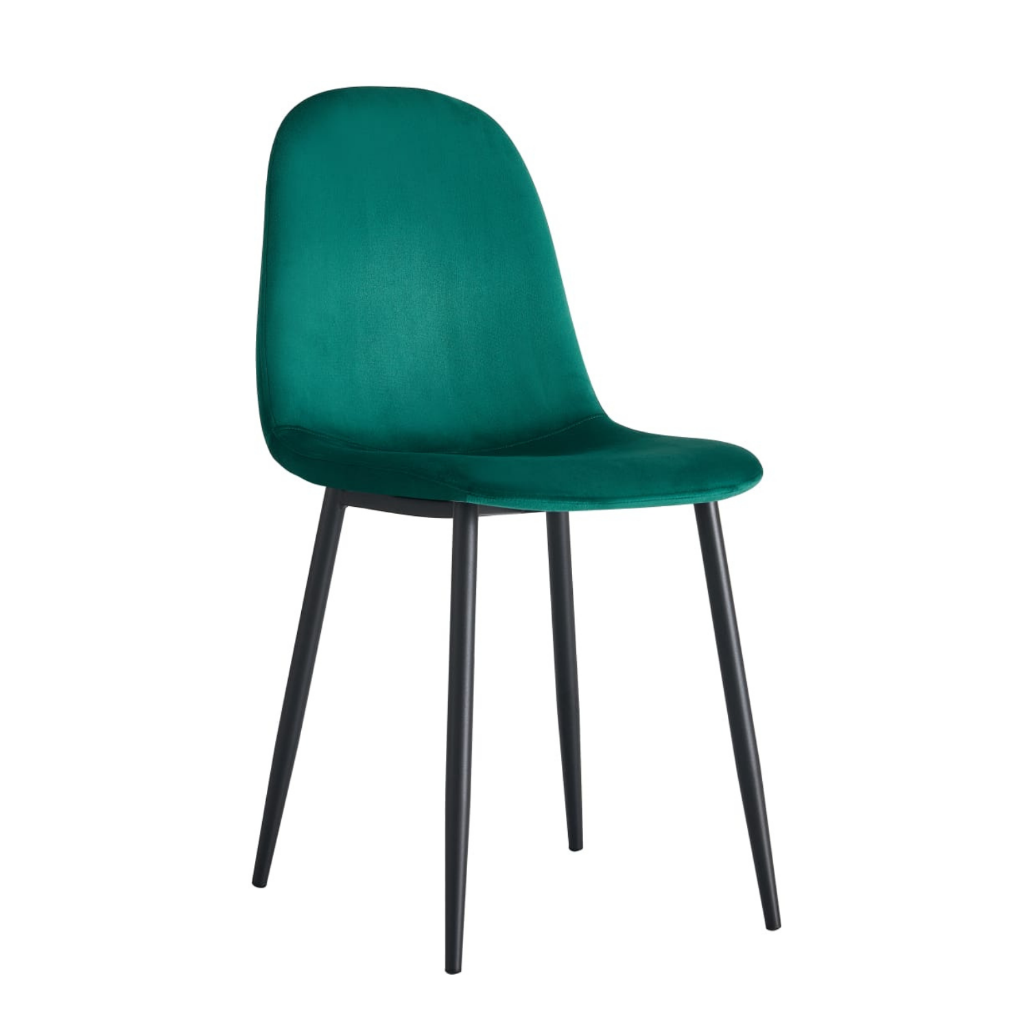 Chaises Scandinaves en Velours  – Couleurs Tendance & Pieds Métal