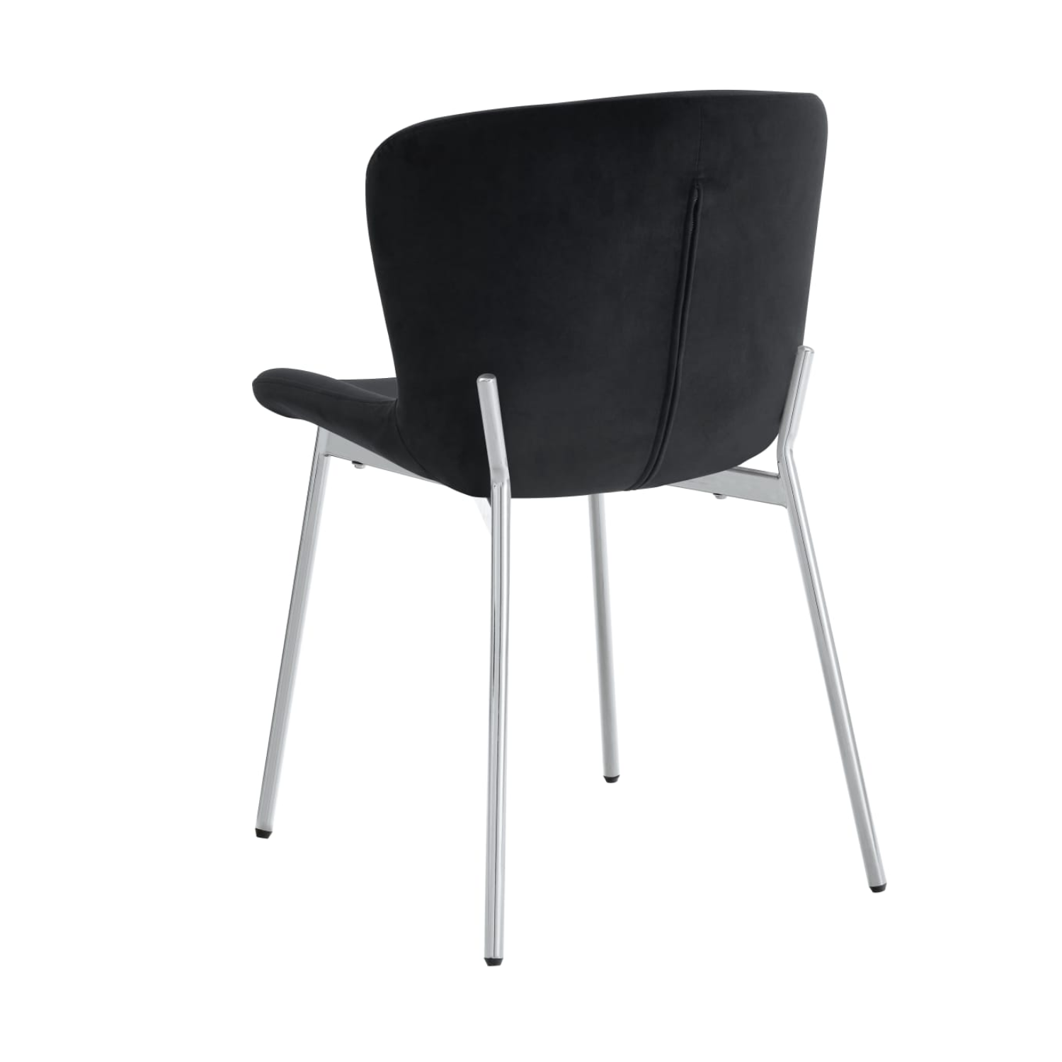 Chaise en Assise velours avec structure métallique dorée, style moderne