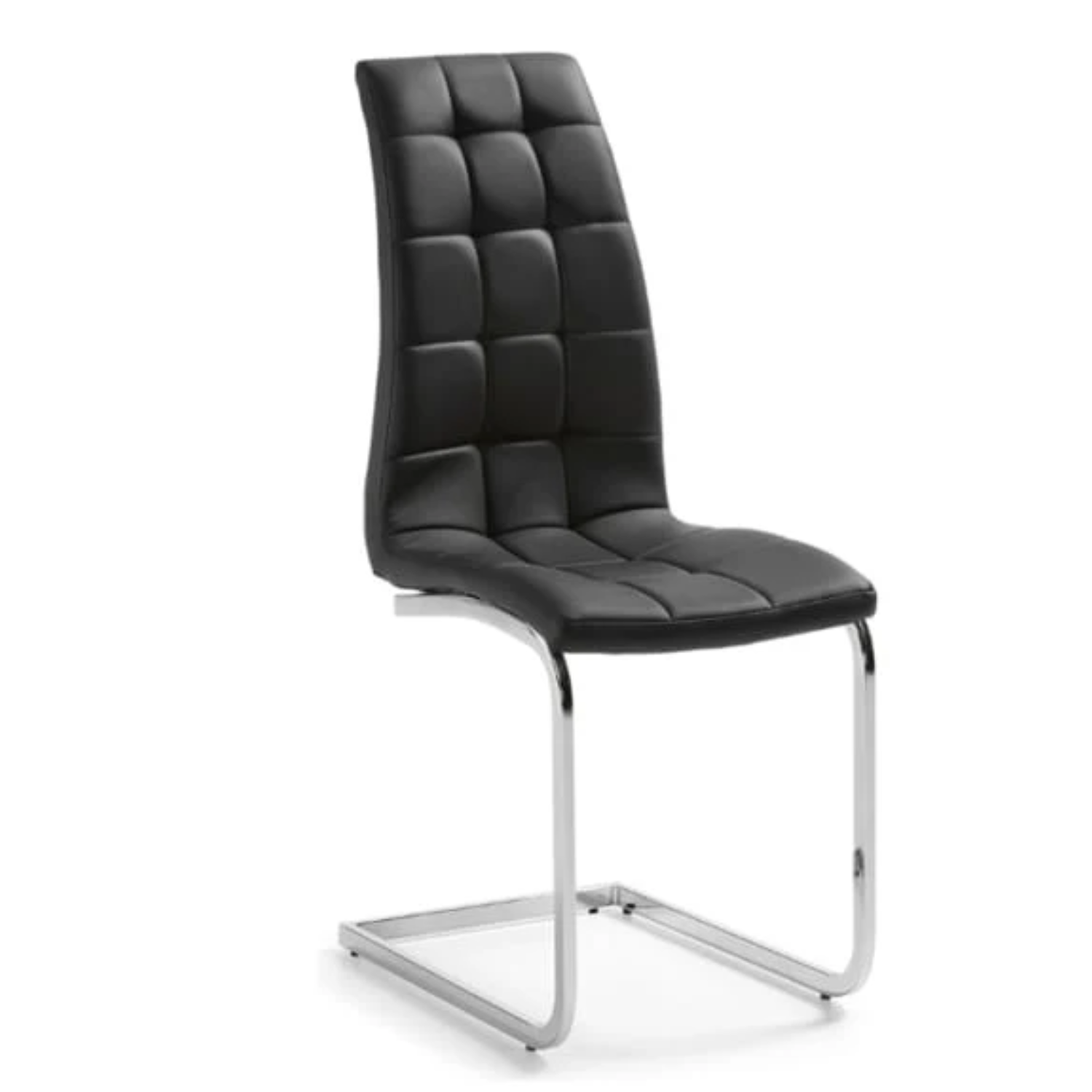 Chaise en Similicuir avec Piètement en Acier– Élégance moderne & confort au quotidien