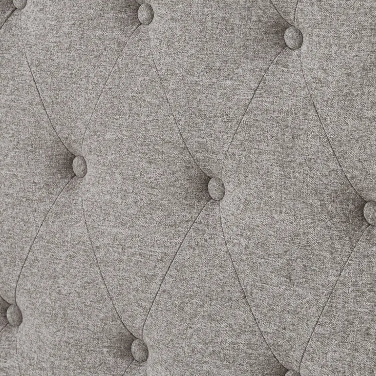 Lit Capitonné Tissu – Gris ou Taupe – VERONA – 140x190 cm ou 160x200 cm