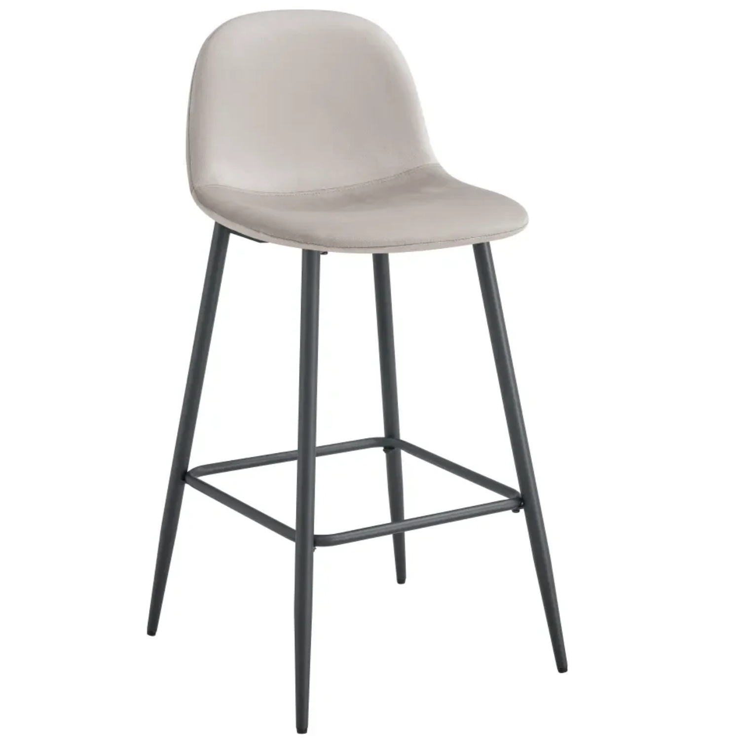 Tabouret de bar élégant en velours et métal doré – Chic, Confort et Style Scandinave