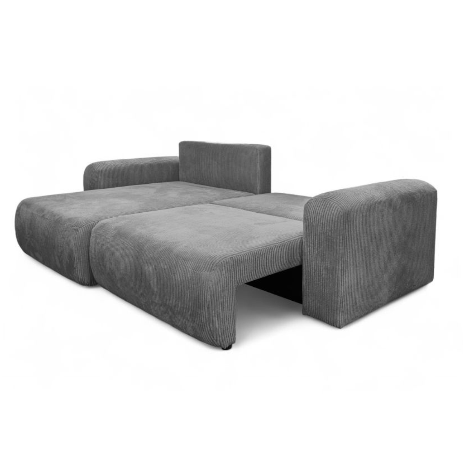 Canapé d’Angle Réversible – 4 Places – Convertible avec Coffre – Tissu Bouclette ou Velours Côtelé