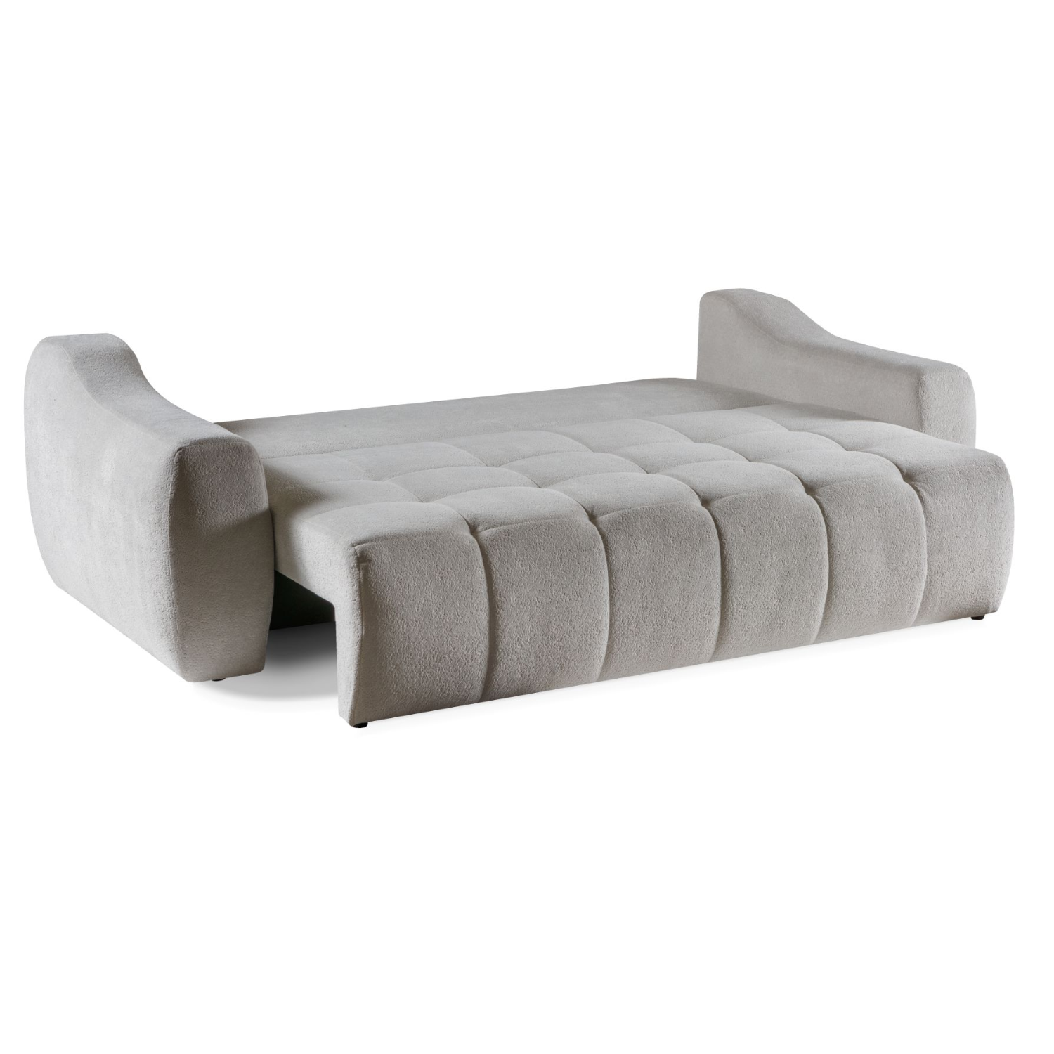 Canapé-lit 3 places Gris – Confort, Fonction Couchage & Coffre de Rangement