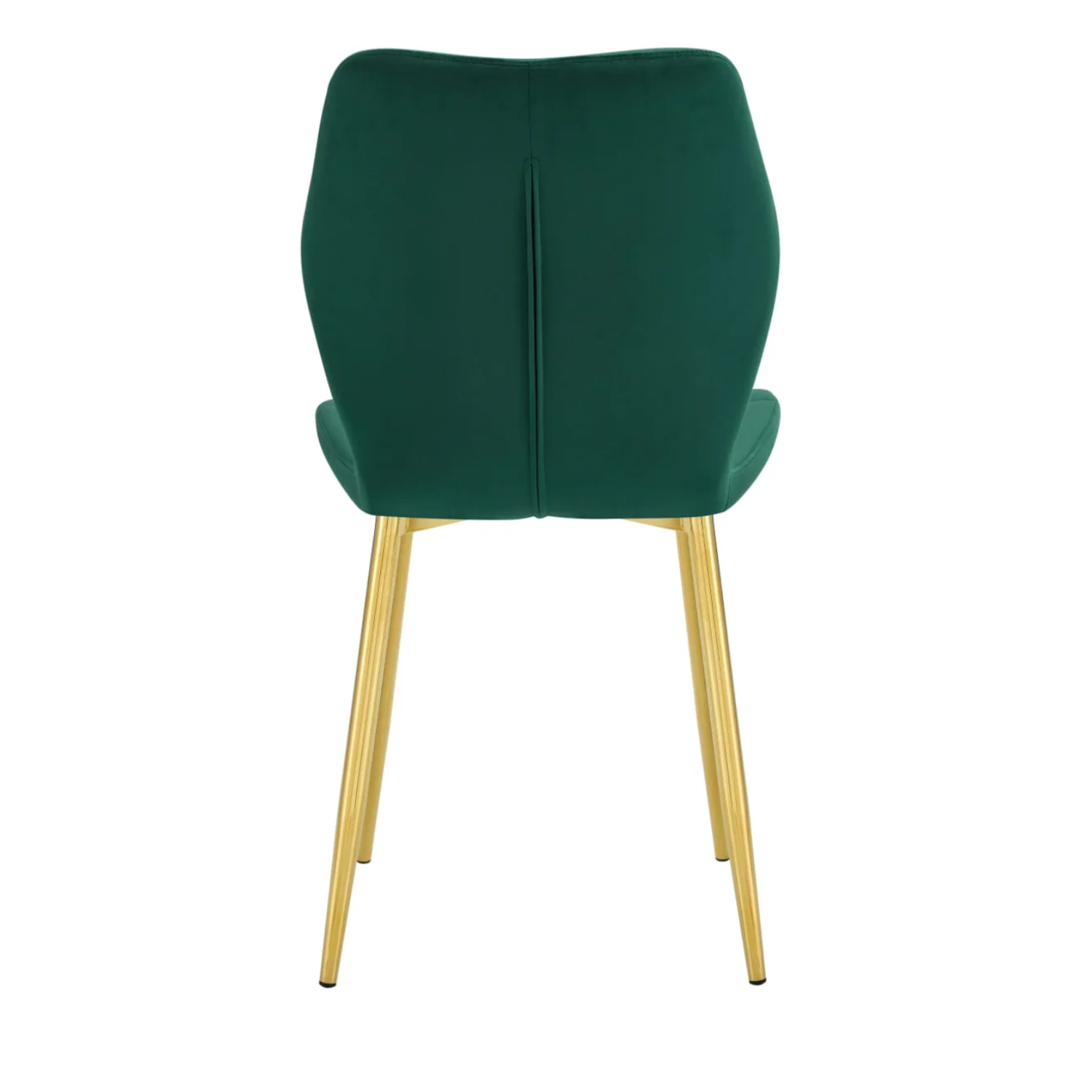 Chaise en Velours avec Pieds Métal Noir