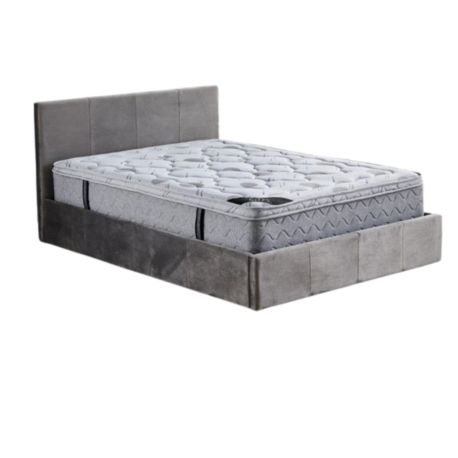 Lit Coffre en Velours – Design Élégant avec Rangement Pratique | 140x190 cm