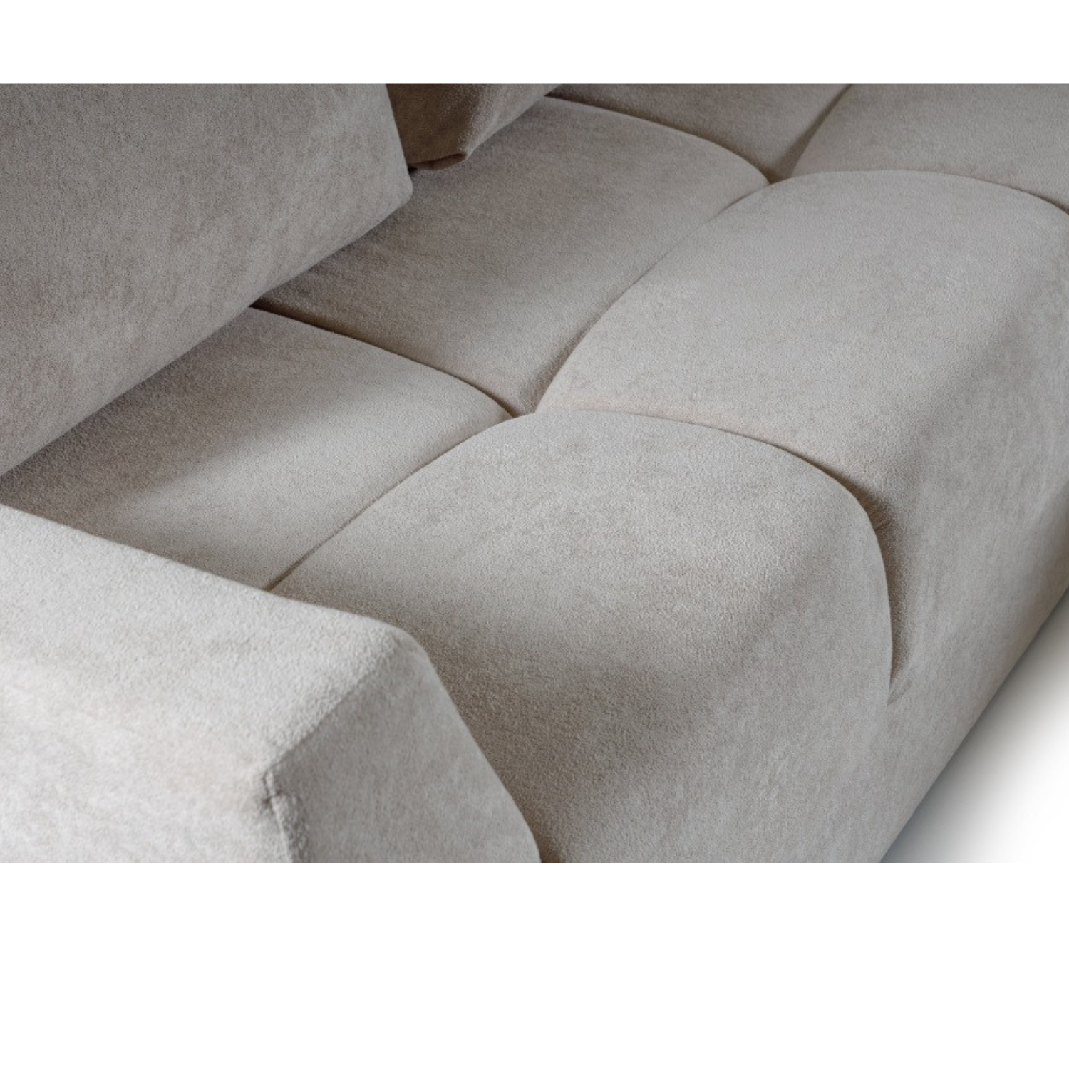 Canapé d’angle convertible avec rangement – 258 cm – Tissu Gerra 15